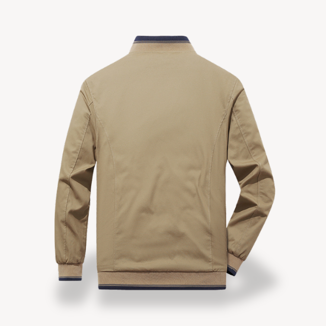 Herren Bomberjacke Leicht Slim Fit Vielfältige Farben - IdealeKleiden