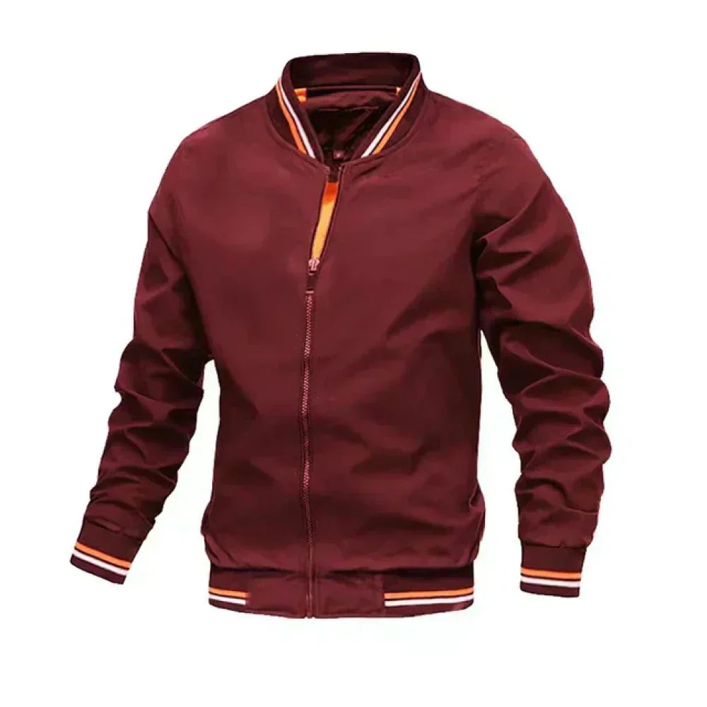 Herren Sommerjacke Leicht Gestreift