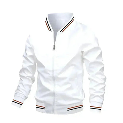 Herren Sommerjacke Leicht Gestreift
