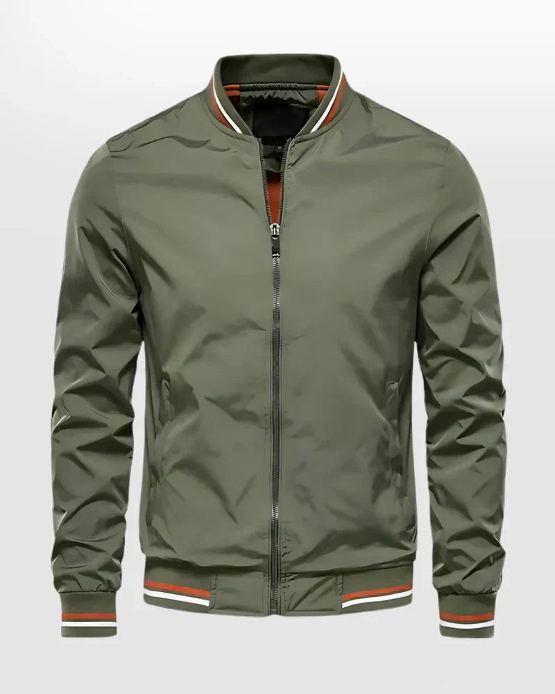 Herren Sommerjacke Leicht Gestreift