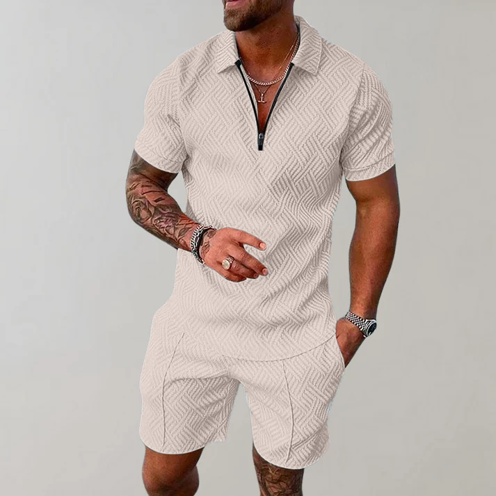 Herren Sport Set, 2-teilig Polo und Shorts