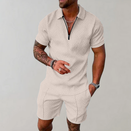Herren Sport Set, 2-teilig Polo und Shorts