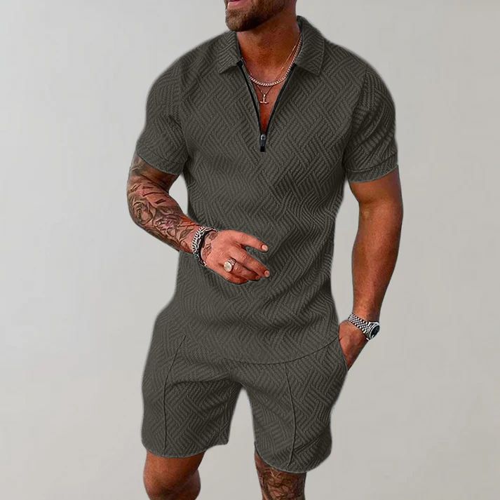 Herren Sport Set, 2-teilig Polo und Shorts