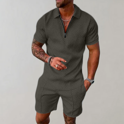 Herren Sport Set, 2-teilig Polo und Shorts