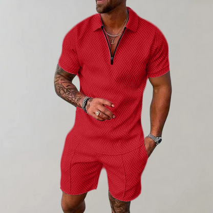 Herren Sport Set, 2-teilig Polo und Shorts