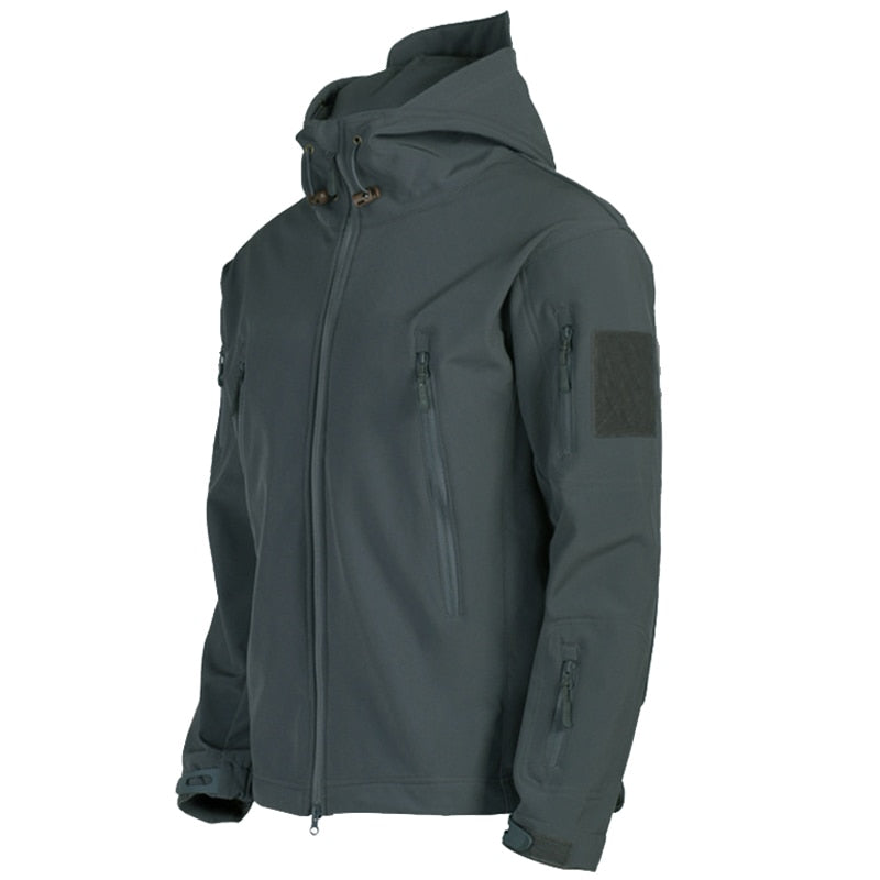 Herren Softshell Jacke Wasserdicht Kapuze
