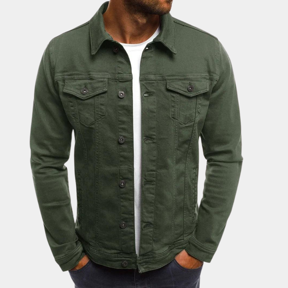 Herren Jeansjacke Modern Klassisch