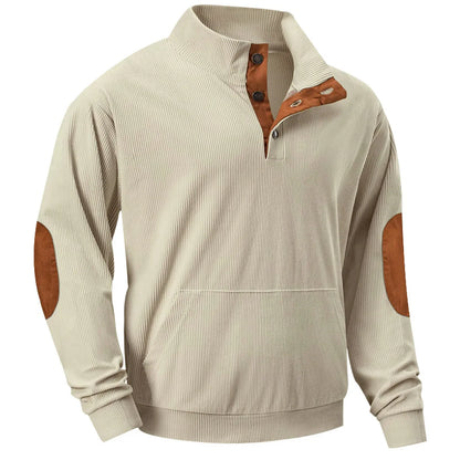 Stylischer Herren Pullover Stehkragen