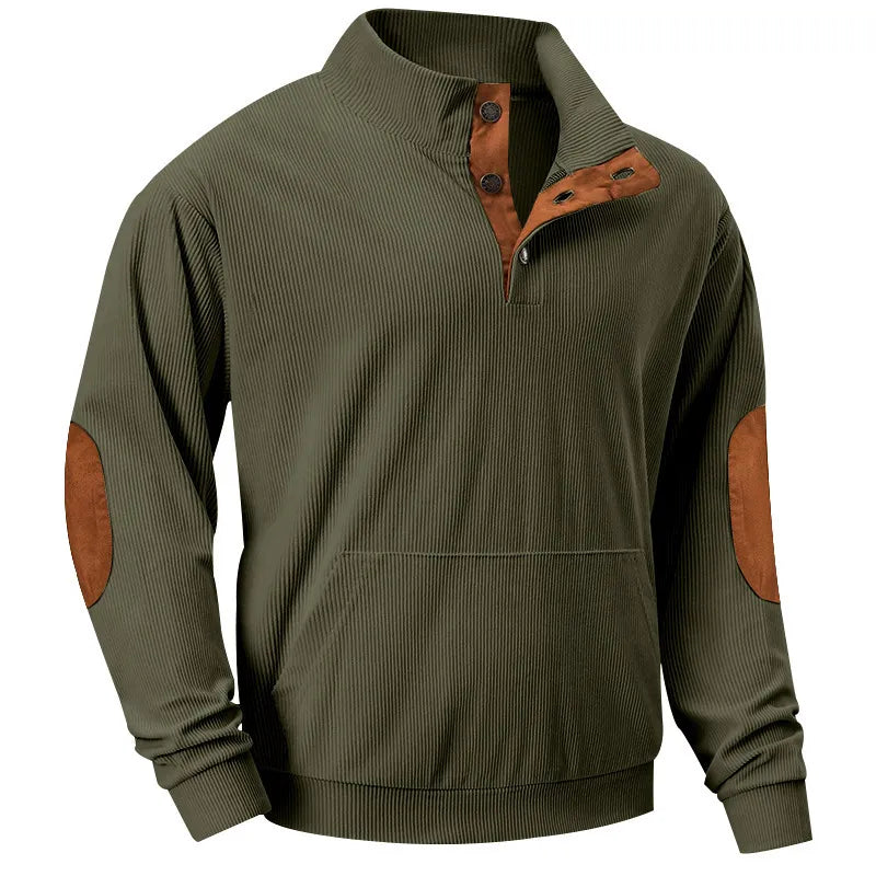 Stylischer Herren Pullover Stehkragen