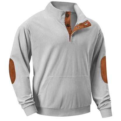 Stylischer Herren Pullover Stehkragen