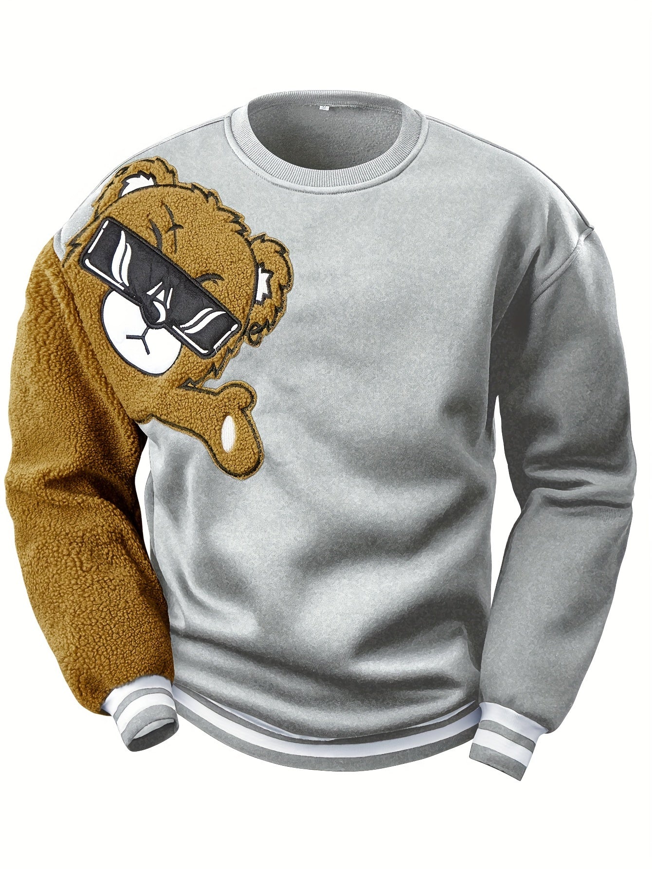 Herren Sweatshirt Cartoon Bär Lustig Geschenk