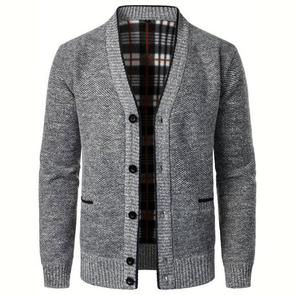 Herren Cardigan V-Ausschnitt Modern
