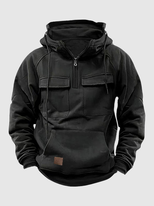 Herren Winterhoodie Warm Isoliert - IdealeKleiden