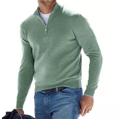 Merino Herren Pullover V-Ausschnitt Warm