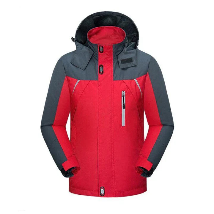 Herren Winterjacke Zweifarbig Modern - IdealeKleiden