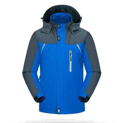 Herren Winterjacke Zweifarbig Modern