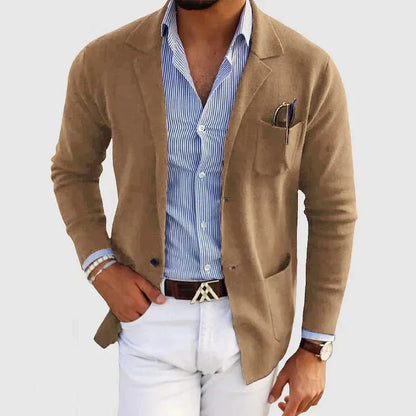 Stilvolle Herrenblazer Casual Strick
