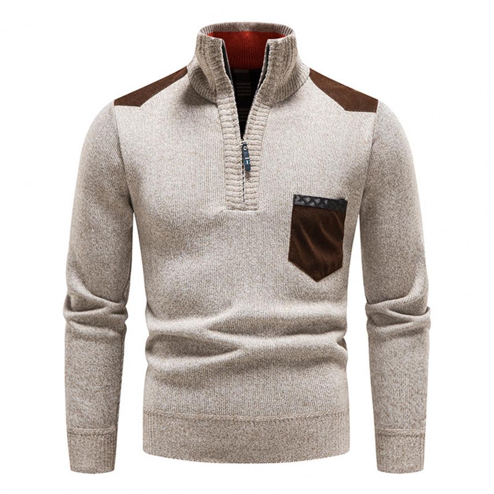 Herren Pullover Merino Wolle Warm Qualität