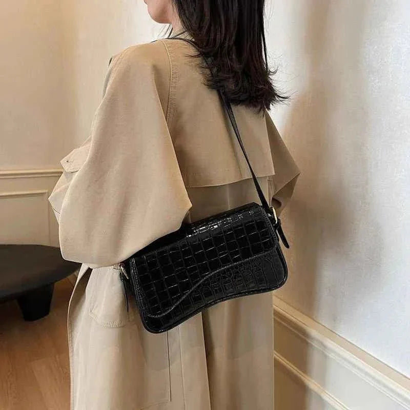 Mila - Damen Schultasche Strukturiert Wellendesign
