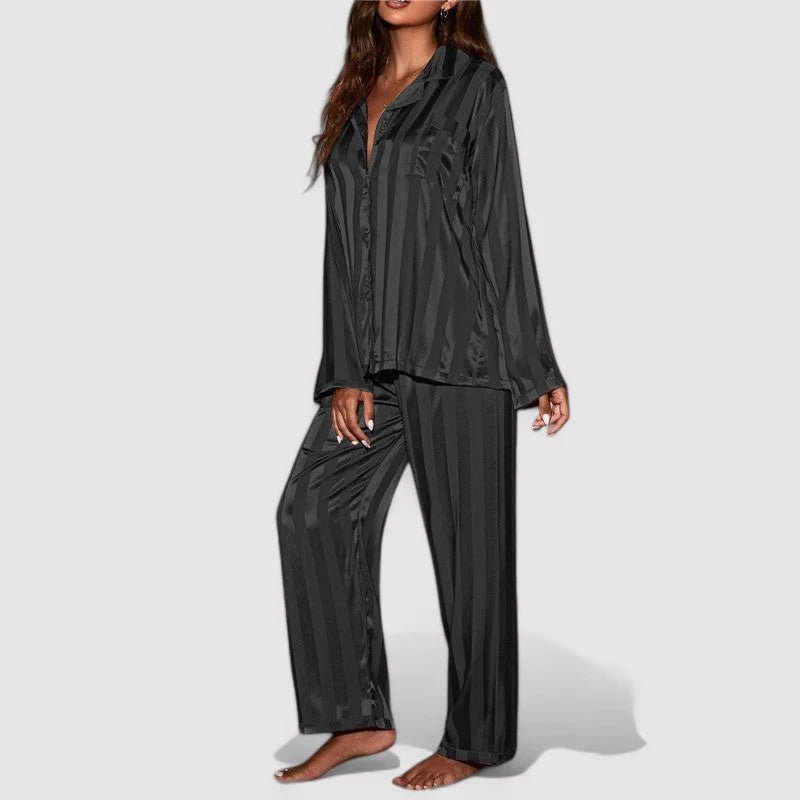 Mädchen Pyjama Set Streifen Design