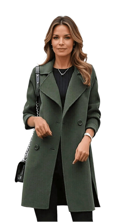 Stilvoller Damen Wintermantel Elegantes Design - IdealeKleiden
