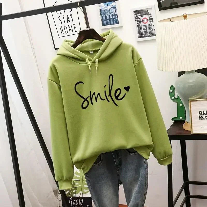 Frauen Kapuzenpullover Liebe Smile Design