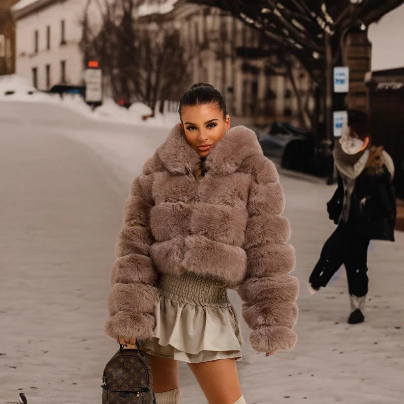 Eleganter Wintermantel Damen Modern