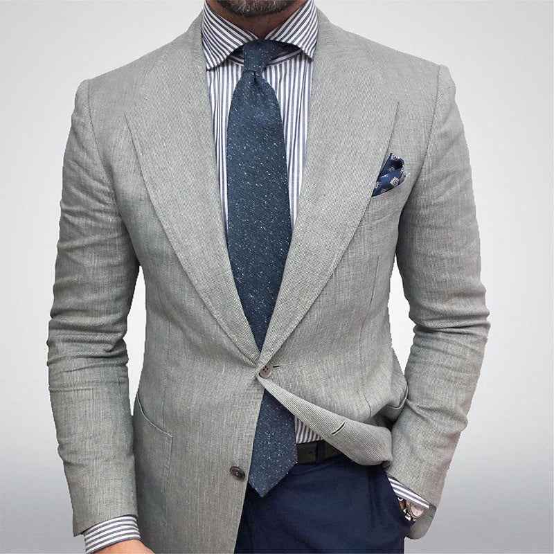 Slim Fit Herren Anzug Sakko - IdealeKleiden