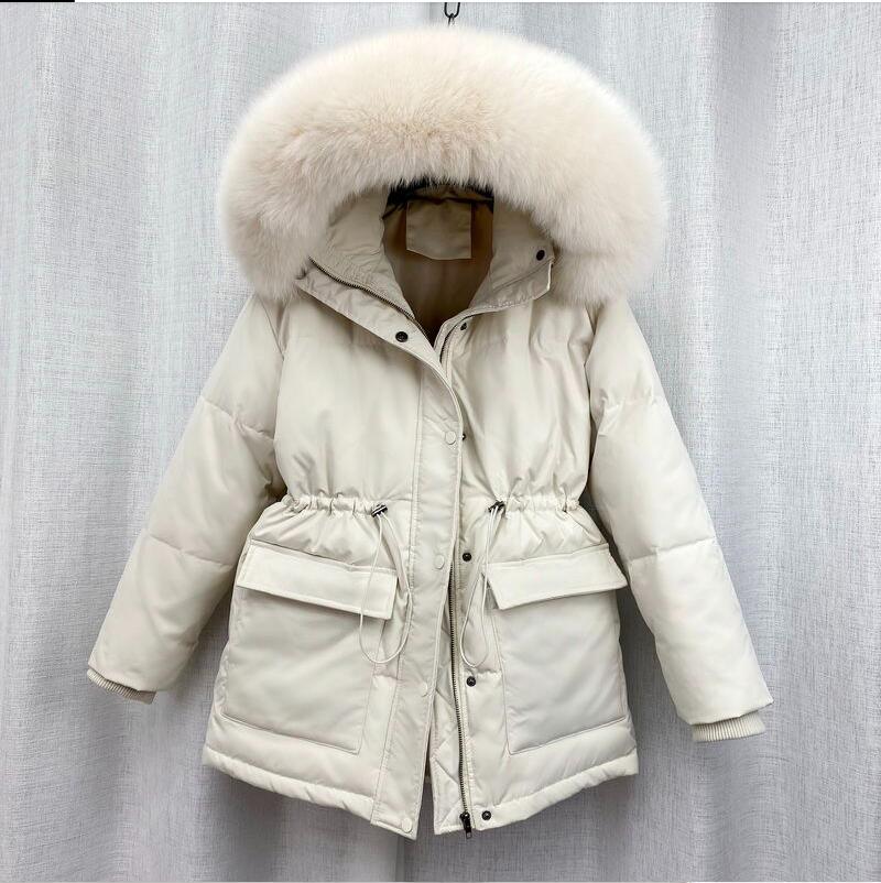 Modische Damenparka Winterjacke - IdealeKleiden