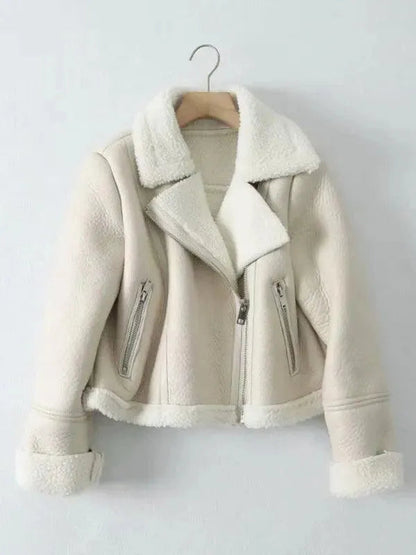 Motorradjacke Kurz Fell Leder Winter