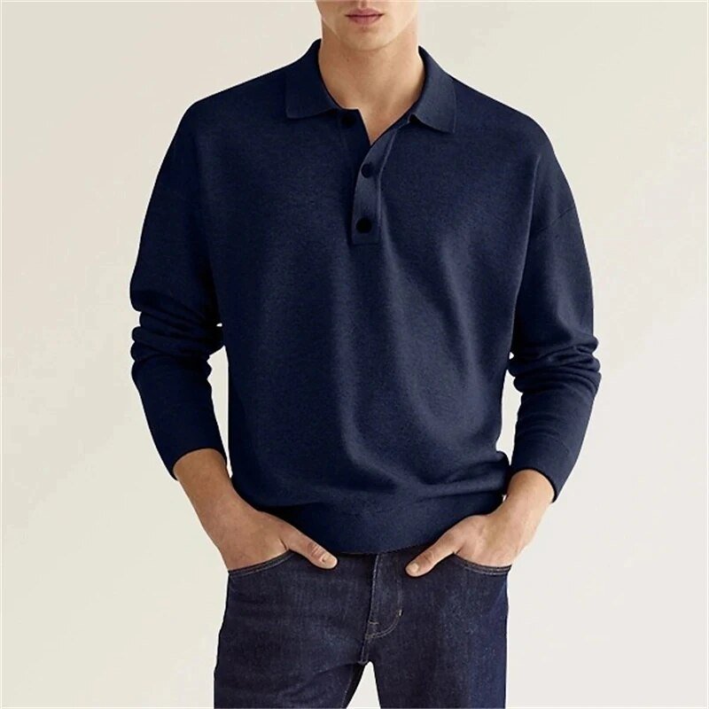 Elegante Herren Shirts Langarm Klassik