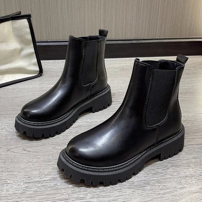 Chelsea Stiefel Winter Warm Mittelhoch - IdealeKleiden
