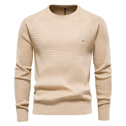 Herren Winterpullover Langärmlig Strukturiert