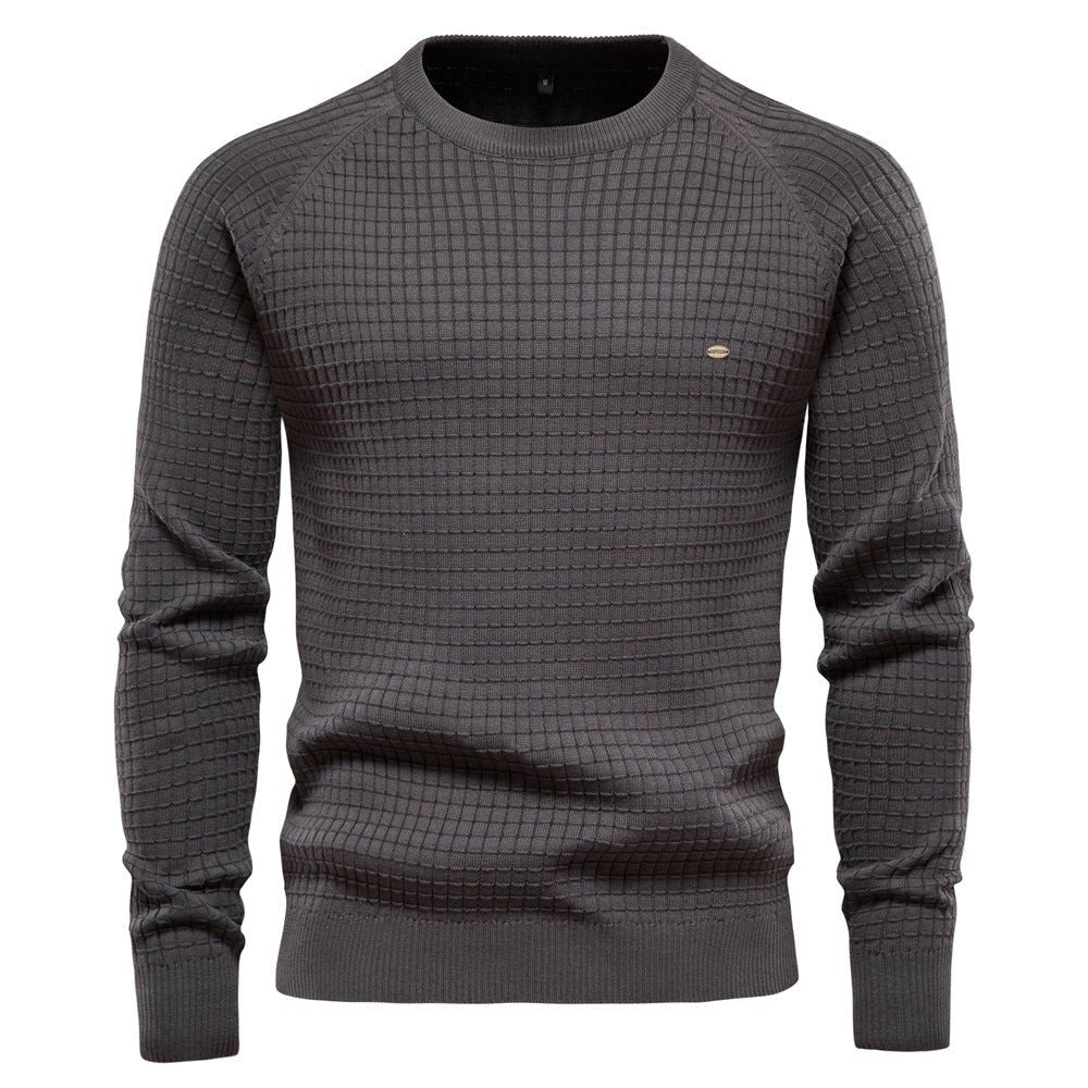 Herren Winterpullover Langärmlig Strukturiert