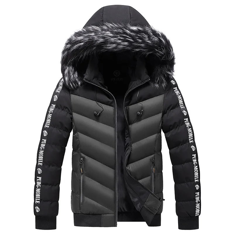 Praktischer Windbreaker Kapuze Abnehmbar - IdealeKleiden