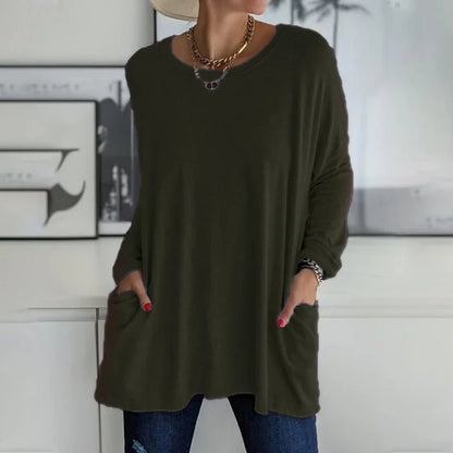 Übergroßer Bequemer Pullover Damen