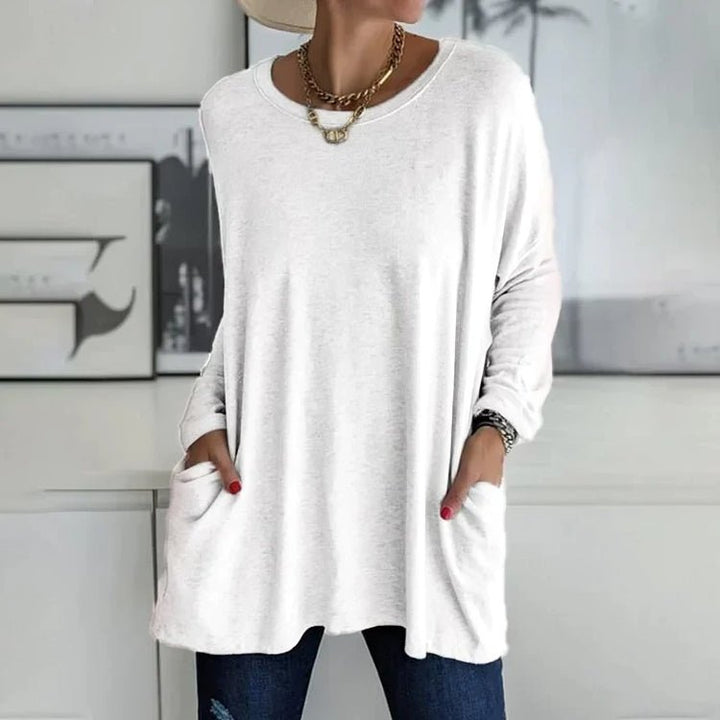 Übergroßer Bequemer Pullover Damen