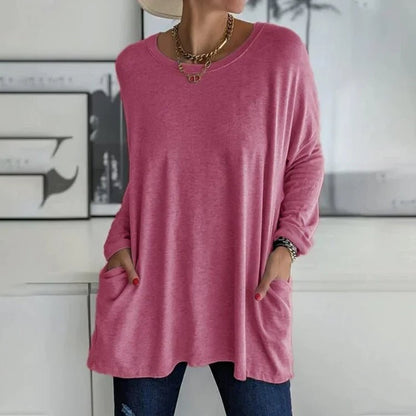 Übergroßer Bequemer Pullover Damen