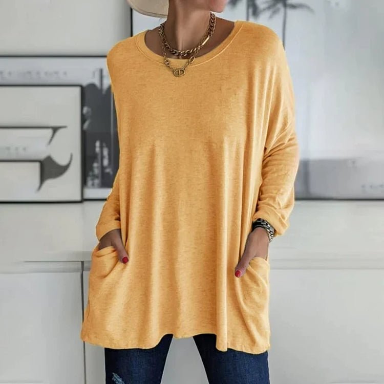 Übergroßer Bequemer Pullover Damen