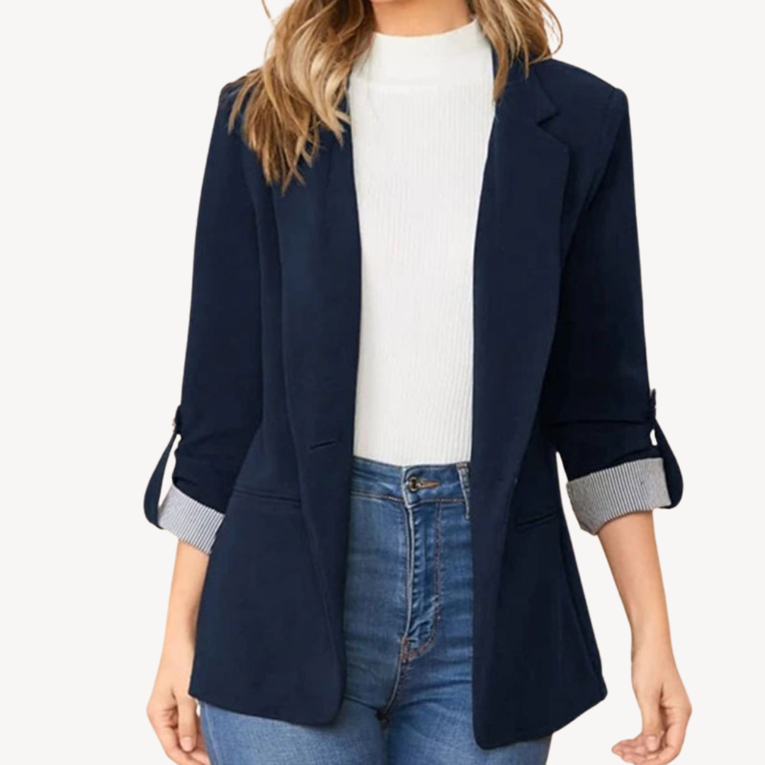 Damen Freizeitjacke 3/4 Ärmel Elegant