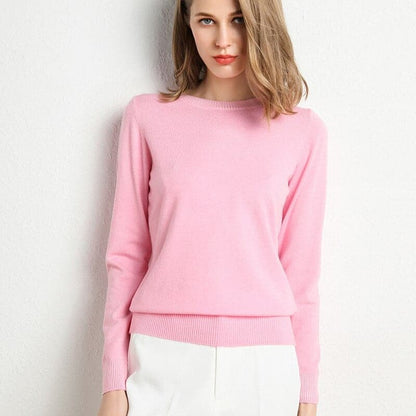 Weiches Sweatshirt Damen Runder Ausschnitt Langarm