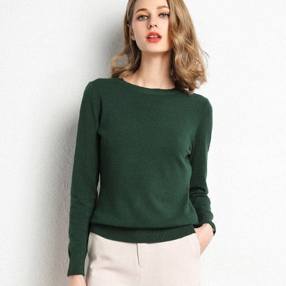 Weiches Sweatshirt Damen Runder Ausschnitt Langarm