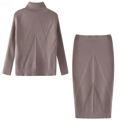 Elegantes Damenkleid Langärmlig Midi