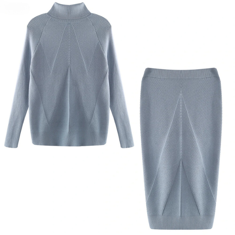 Elegantes Damenkleid Langärmlig Midi