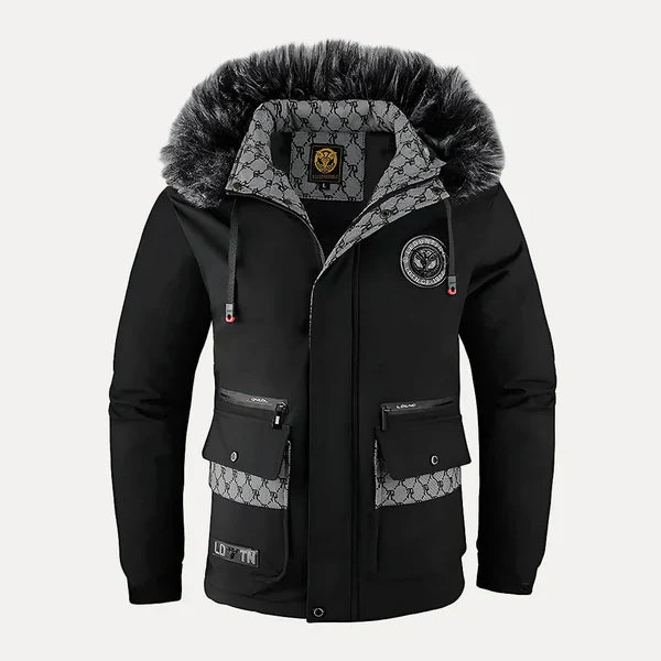 Nikolaus - Wärme-Daunenjacke Kapuze Schneidern Winterjacke
