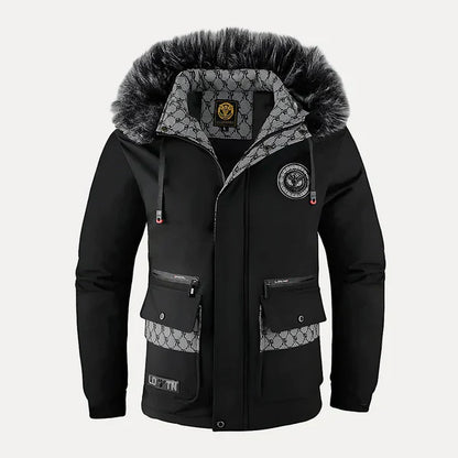 Nikolaus - Wärme-Daunenjacke Kapuze Schneidern Winterjacke