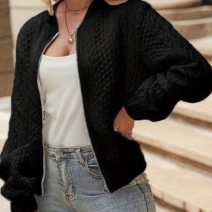 Stylische Bomberjacke mit Struktur