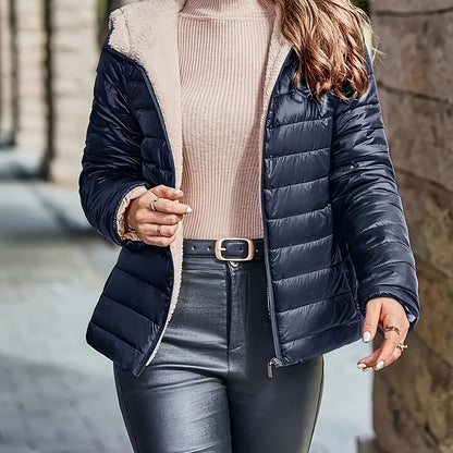Kuschelige Winter-Hoodie-Jacke Damen