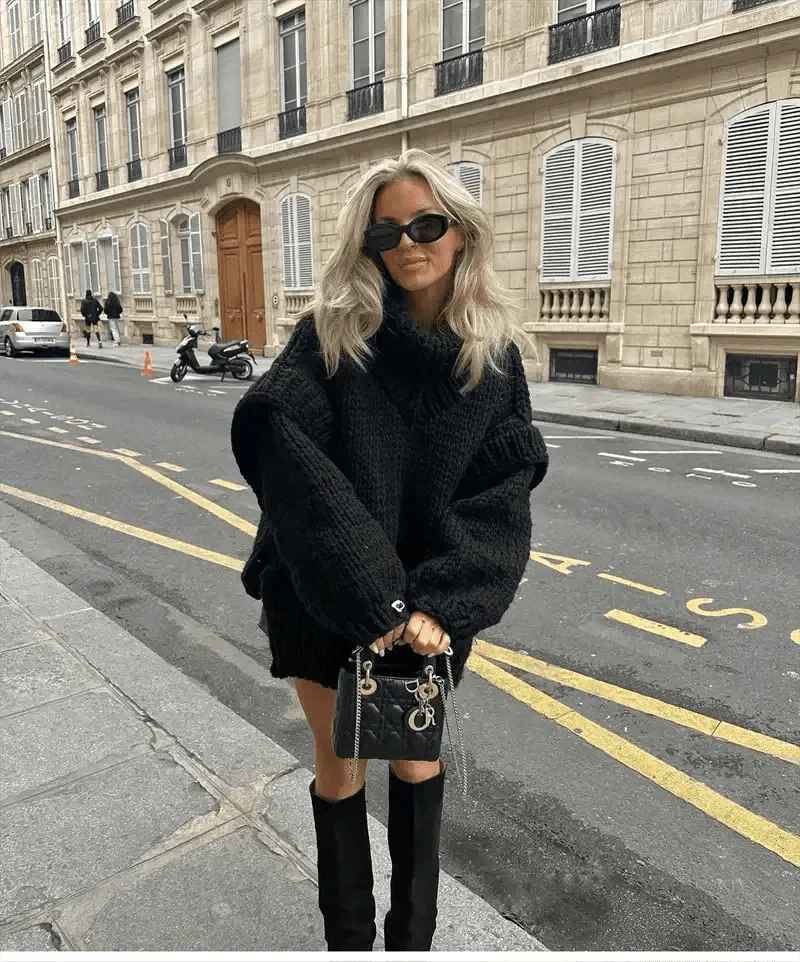 Nola – Großzügiger Damenpullover mit Zopfmuster und Lochärmeln im Boho-Stil - IdealeKleiden