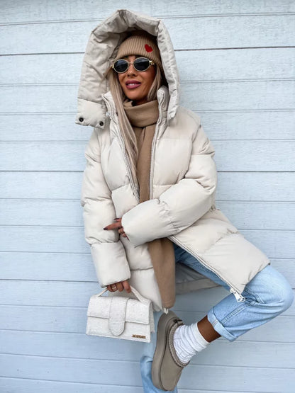 Dünne Daunenjacke Damen Elegant Leicht